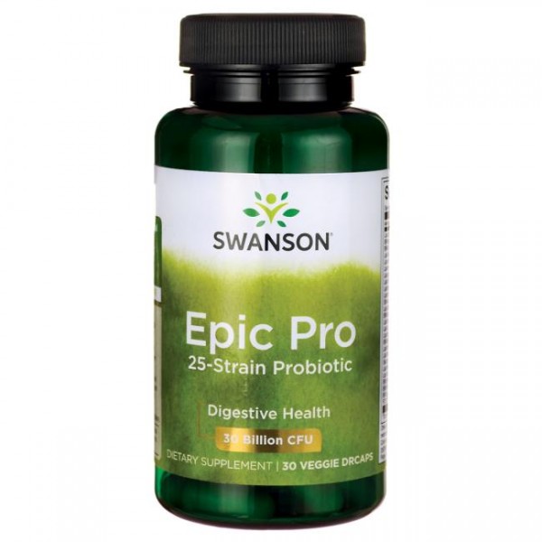 Swanson Epic Pro 25 Probiotic - 30 Veggie Caps