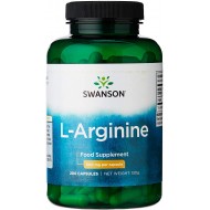 Swanson L-Arginine 500mg - 200 Capsules