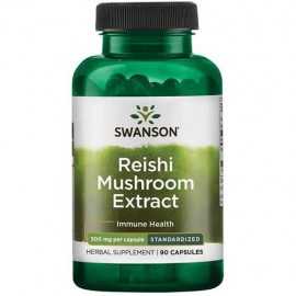 Swanson Reishi Mushroom Extract 500mg - 90 Caps