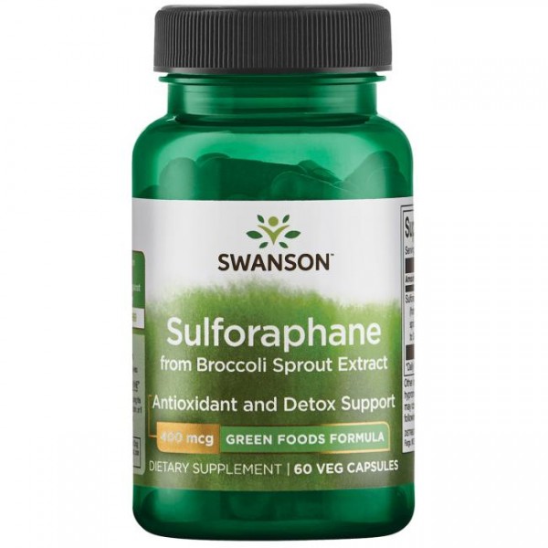 Swanson Sulforaphane from Broccoli - 100% Natural 60 Veg Caps