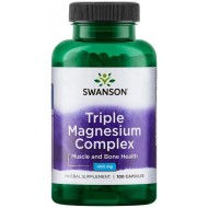 Swanson Triple Magnesium Complex 400mg  100 Caps