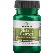 Swanson Shilajit Extract 100mg - 30 veggie Caps