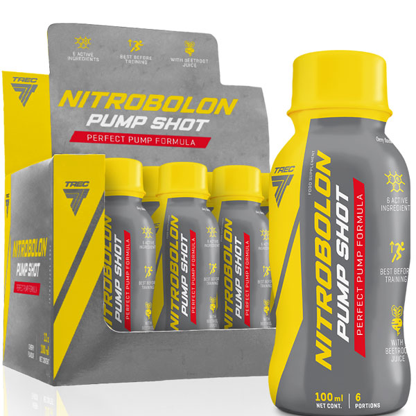 Trec NITROBOLON Pump Pre Workout Shot 100ml x 12 Pack