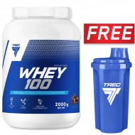 Trec Whey Protein 100 - 2kg + Shaker