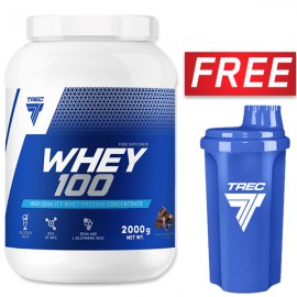Trec Whey Protein 100 - 2kg + Shaker