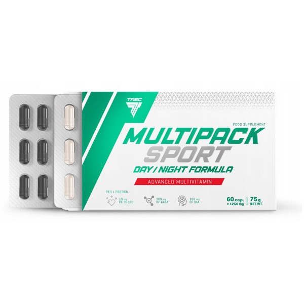 Trec Multi Pack Sport MultiVitamin  Day/Night Formula 60 Caps