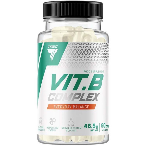 Trec Vitamin B Complex (B6, B2 and B12) - 60 Caps 