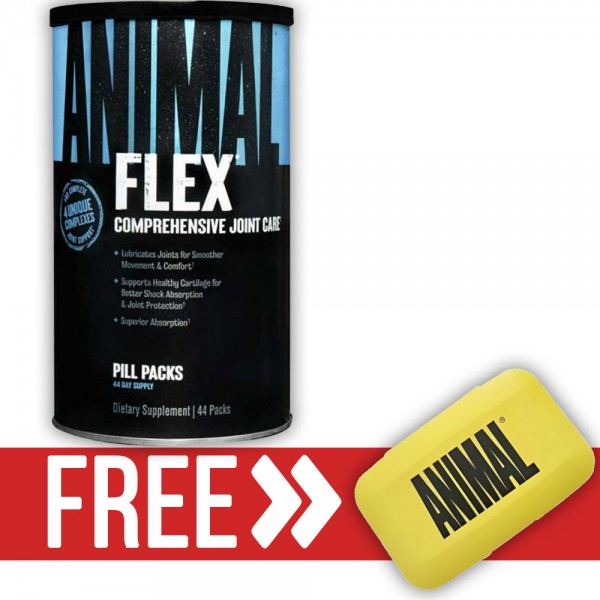 Universal Nutrition Animal Flex - 44 Packs + Free PillBox