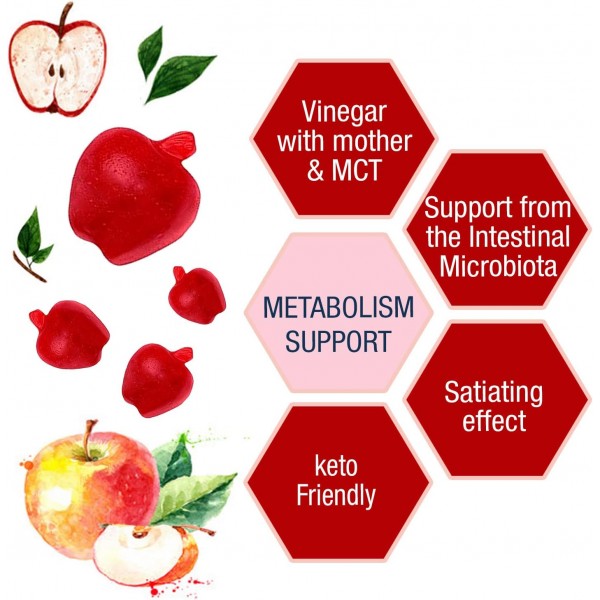Weider Apple Cider Vinegar Gummies - 50 Gummies