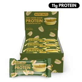 Nutry Nuts Protein White Chocolate Pistachio Butter Cups x 12