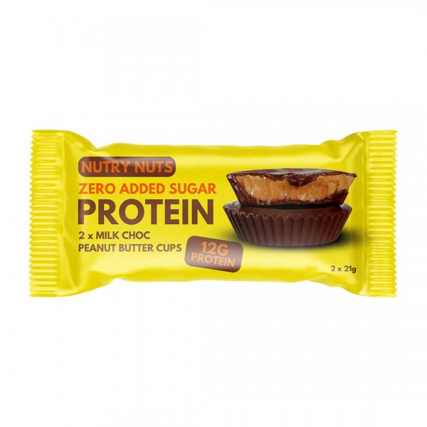 Nutry Nuts Protein Milk Chocolate Peanut Butter Cups - Pack of 12 