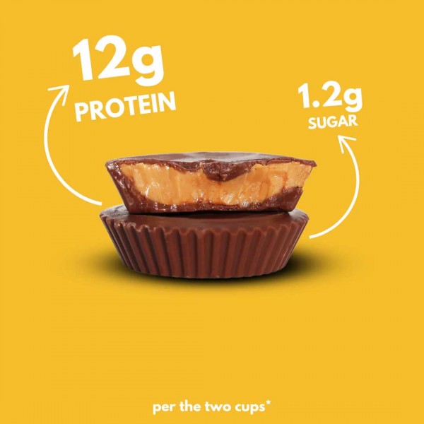 Nutry Nuts Protein Milk Chocolate Peanut Butter Cups - Pack of 12 